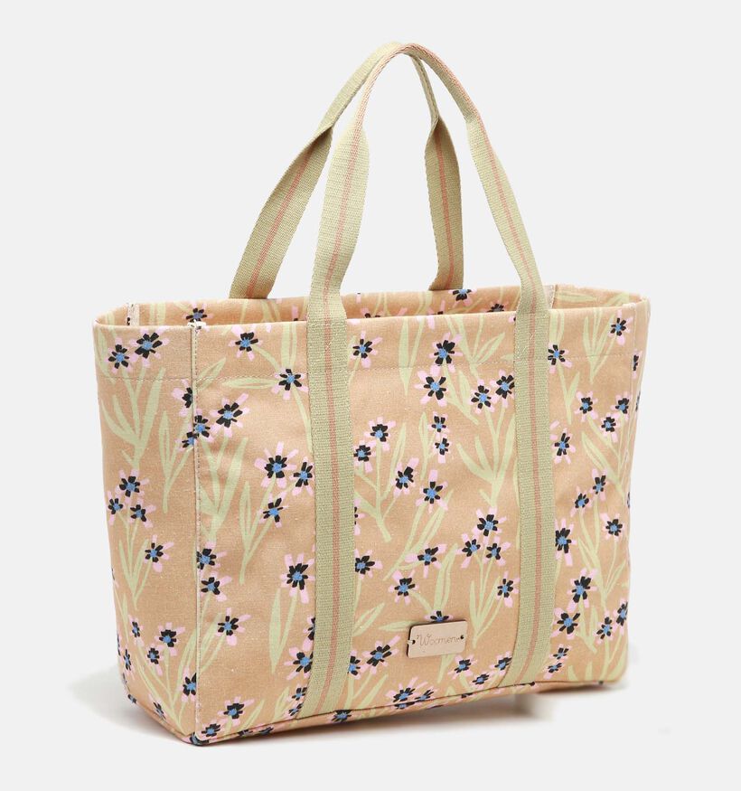 Woomen WANG04 Angelonia Beige Shopper met rits voor dames (341000)