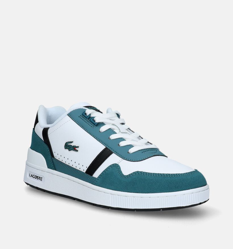 Lacoste T-Clip Baskets en Vert pour hommes (336479)