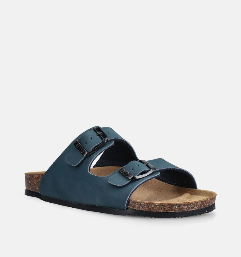 Biomodex Nu-pieds en Bleu fonc&eacute; pour filles, gar&ccedil;ons (373065)