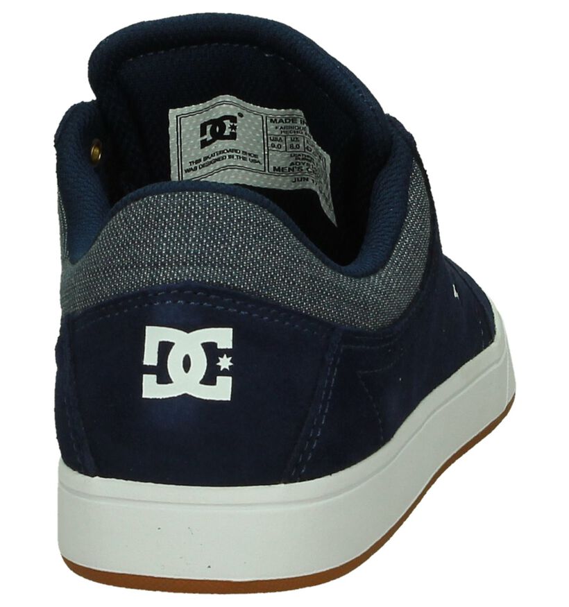 DC Shoes Crisis Blauwe Skateschoenen in daim (200501)