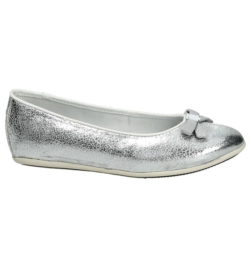 Tommy Hilfiger Ballerines en Argent en simili cuir (191976)