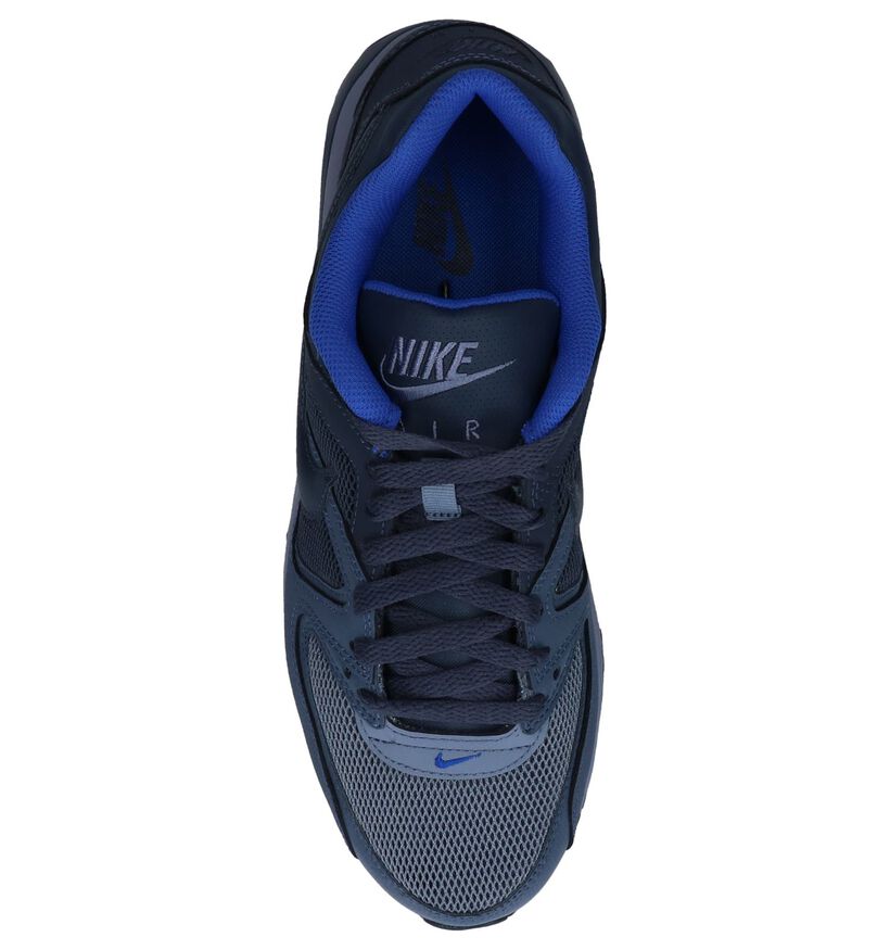 Nike Air Max Baskets basses en Bleu foncé en simili cuir (233343)