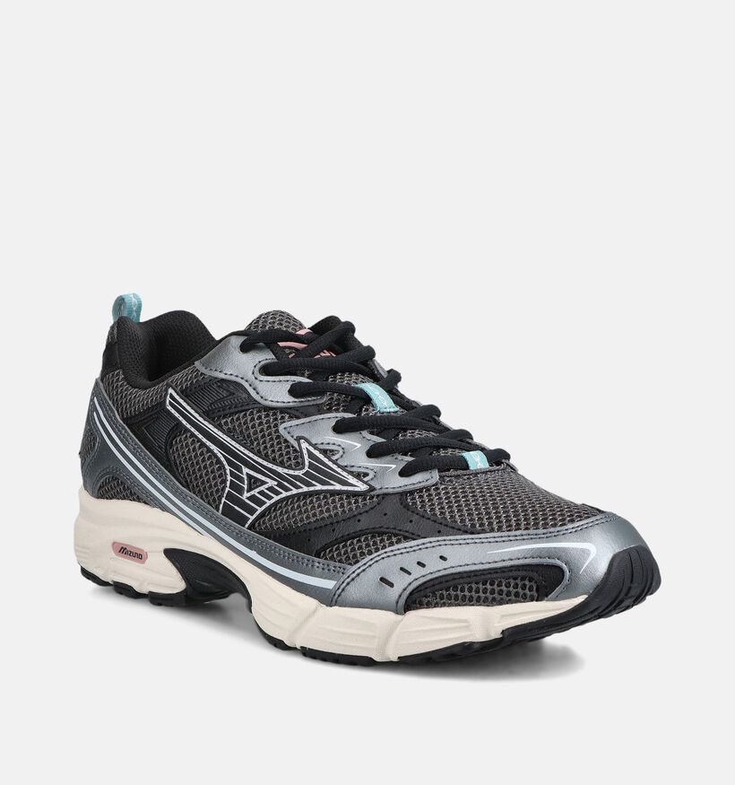 Mizuno MXR Sport Baskets en Noir/Gris pour hommes (376421)