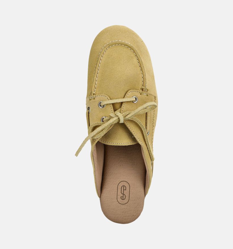 Shoecolate Gele Slippers voor dames (384044)