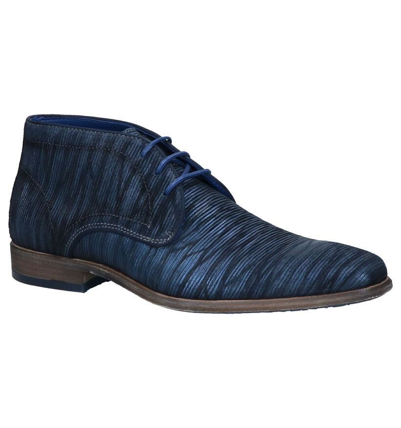 Braend Chaussures classiques en Bleu foncé en cuir (261047)