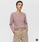The Shirt Project Bordeaux T-shirt met Lange Mouwen voor dames (381890)