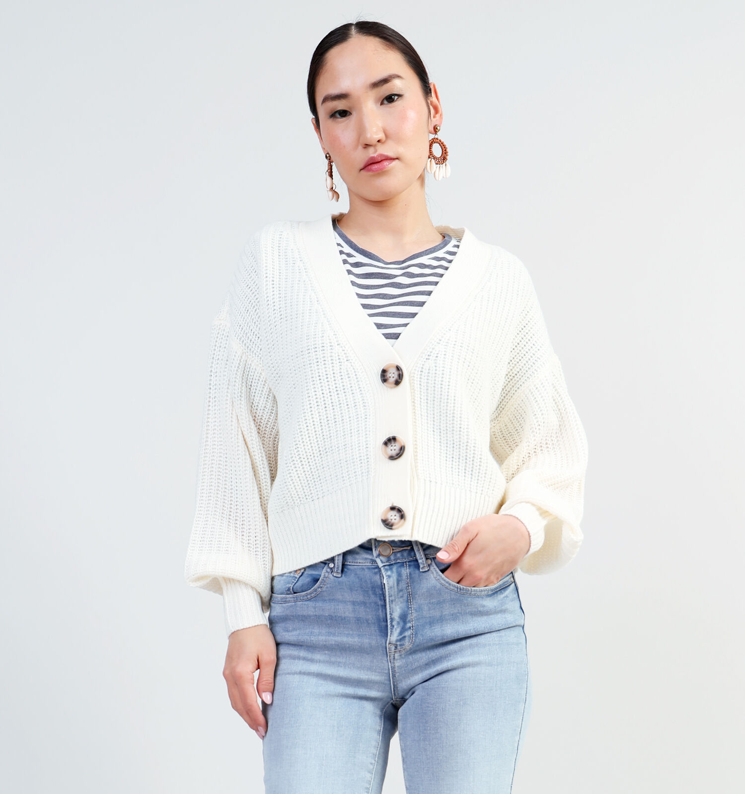 Ecru cardigan new arrivals