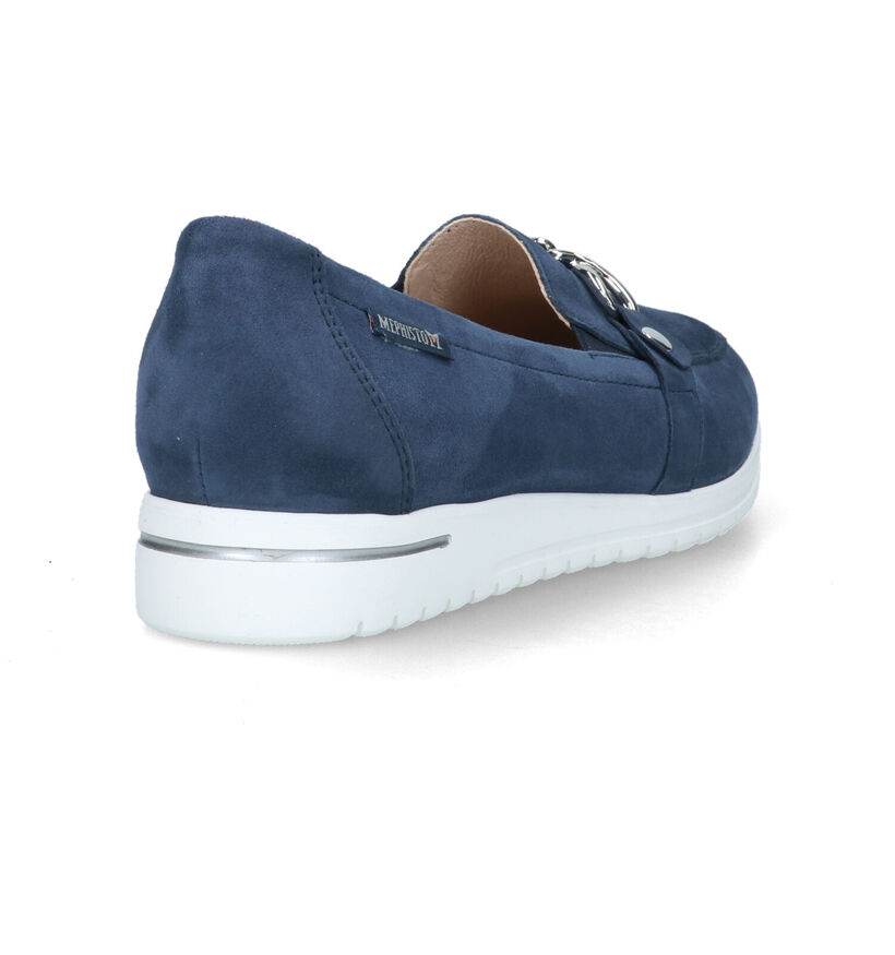 Mephisto Juliana Blauwe Instappers voor dames (323325) - geschikt voor steunzolen