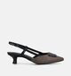 Marco Tozzi Escarpins slingback en Noir pour femmes (367963)