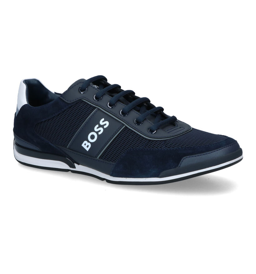 Boss Saturn Slow Chaussures à lacets en Bleu pour hommes (318705) - pour semelles orthopédiques