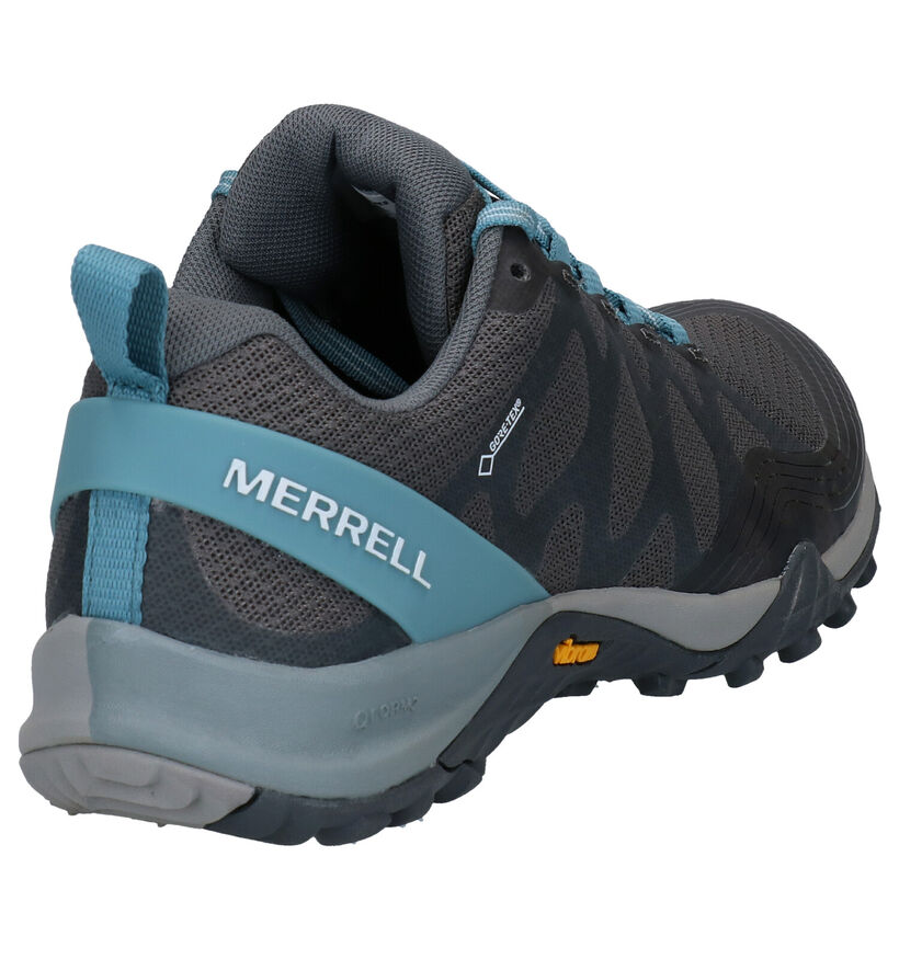 Merrell Siren 3 GTX Zwarte Wandelschoenen voor dames (310223) - geschikt voor steunzolen