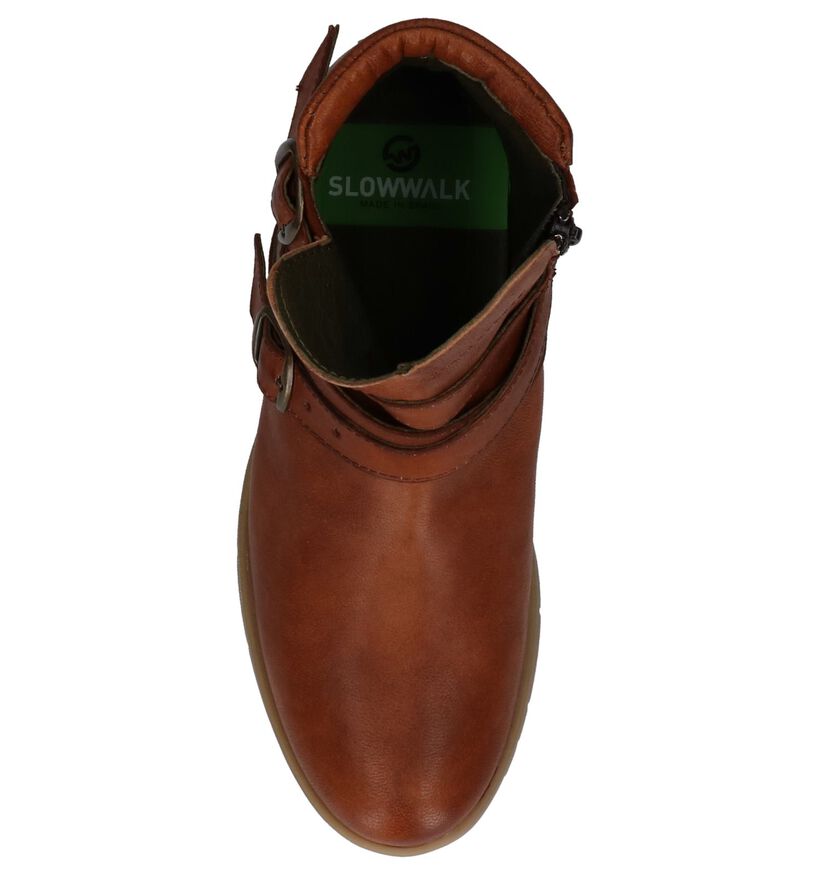 Cognac Geklede Boots Slowwalk Seceda, , pdp