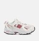 New Balance 530 Witte/Donkerroze Sneakers voor meisjes (366213) - geschikt voor steunzolen
