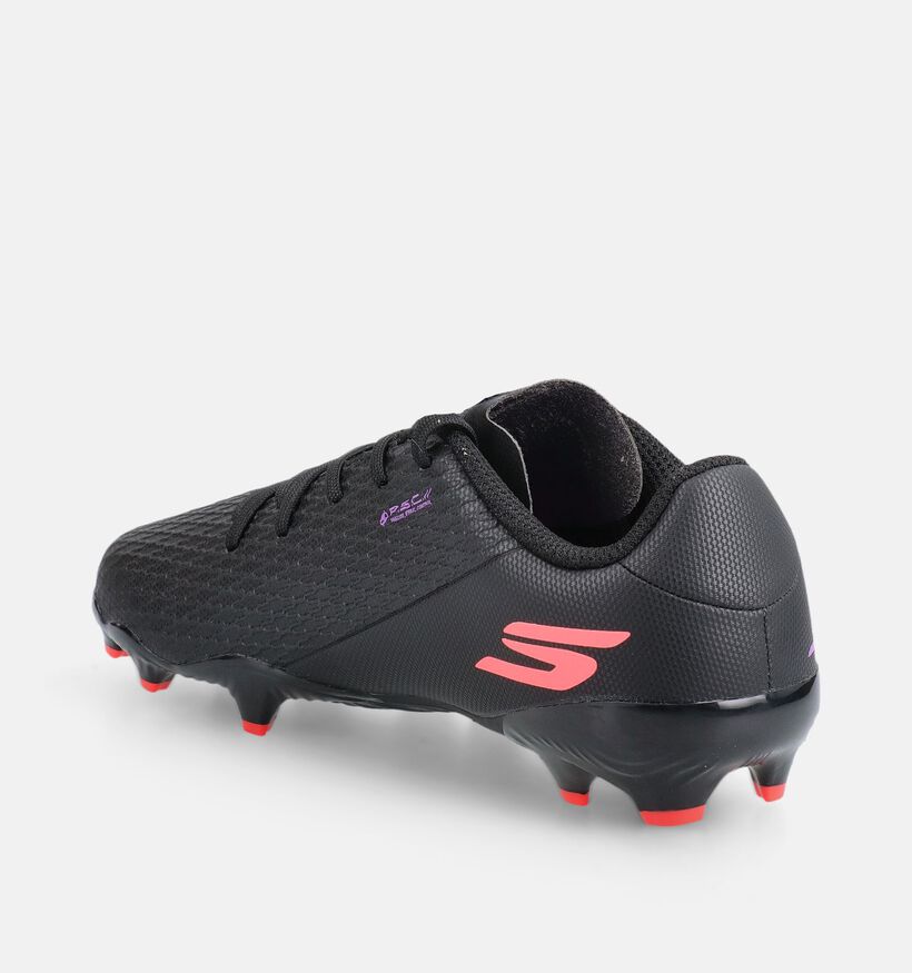 Skechers SKX 2 Zwarte Voetbalschoenen voor jongens, meisjes (374173)