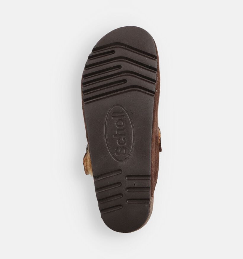 Scholl Donkerbruine Gesloten Slippers voor dames (364556)
