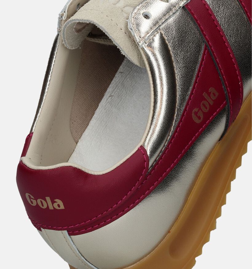 Gola Torpedo Glimmer CLB472 Baskets en Or pour femmes (345108) - pour semelles orthopédiques