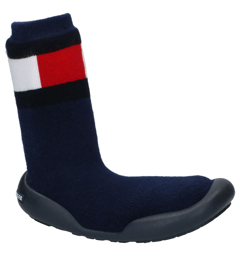 Tommy Hilfiger Pantoufles fermées en Brun foncé en textile (279890)