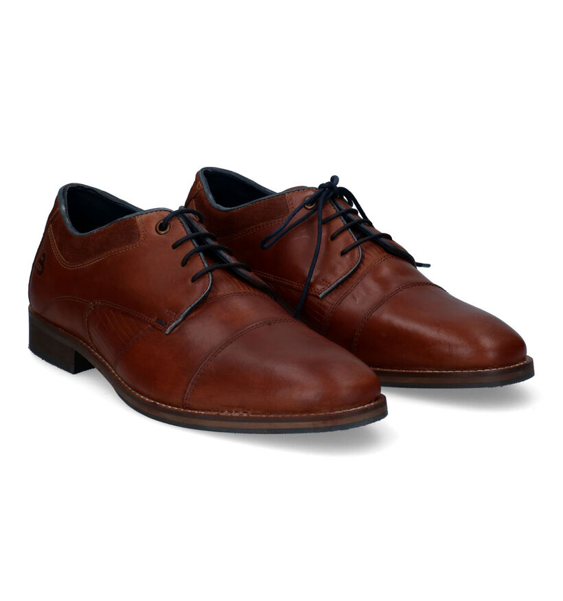 Bullboxer Cognac Geklede Veterschoenen voor heren (318117)