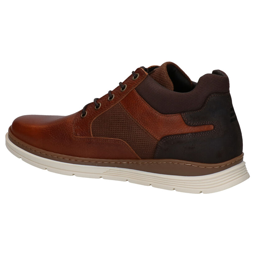 Bullboxer Chaussures hautes en Cognac en cuir (296423)