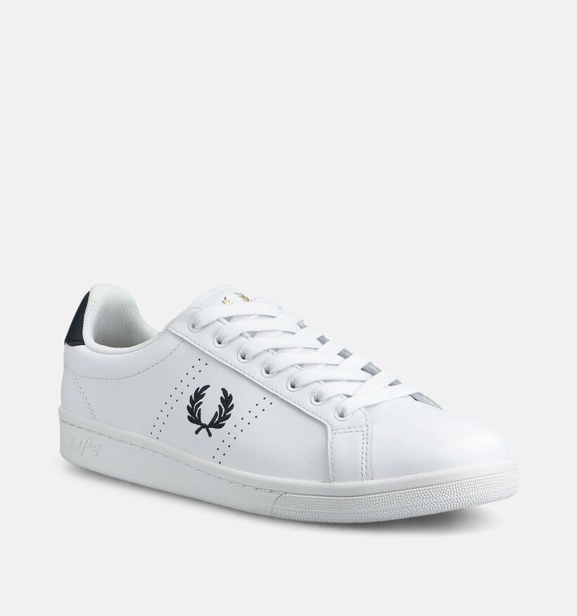 Fred Perry Witte Lage Schoenen voor heren (375108) - geschikt voor steunzolen