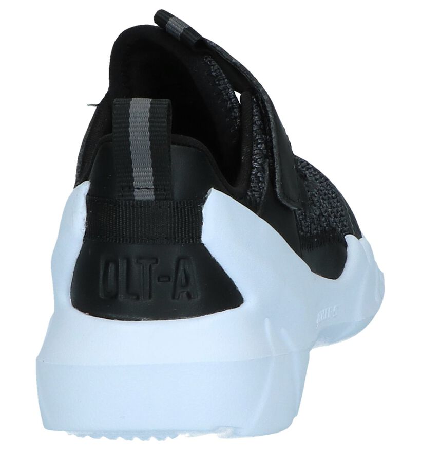 Zwarte Sneakers Skechers DLT-A in stof (250721)
