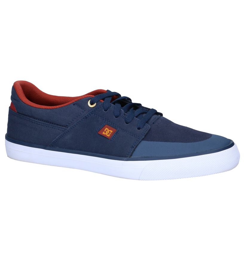 DC Shoes Wes Kremer Blauwe Skater in kunstleer (198606)