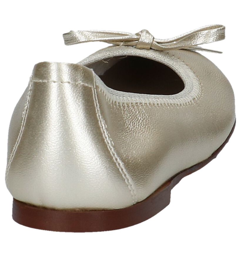 Eli Ballerines en Or en cuir (245981)