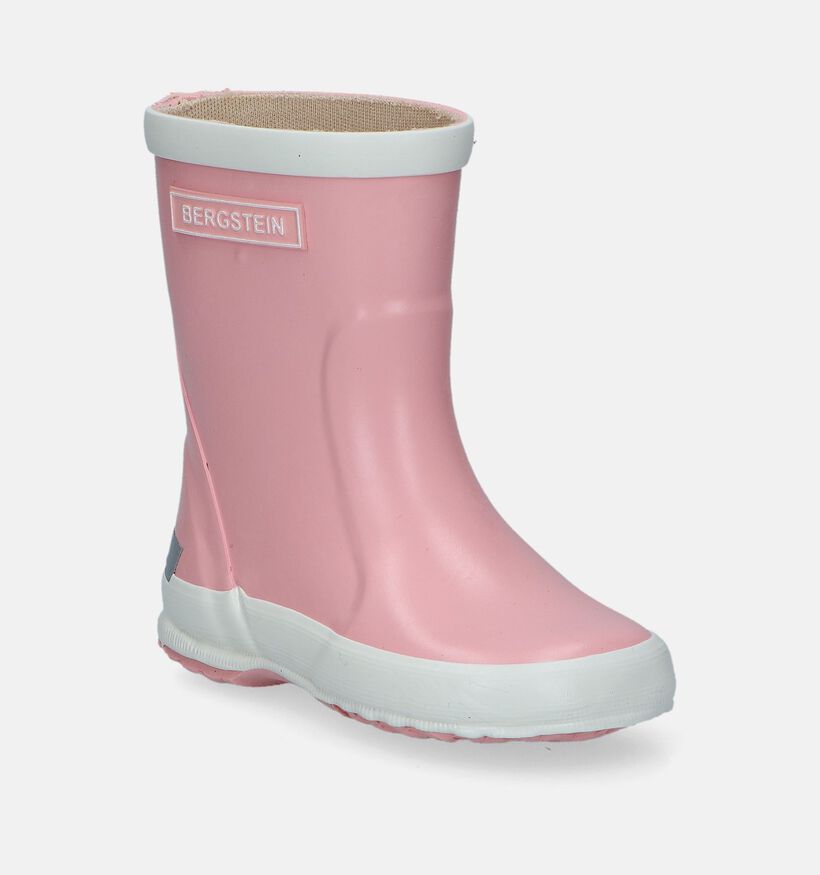 Bergstein Bottes de pluie en Rose pour filles (280579) - pour semelles orthopédiques