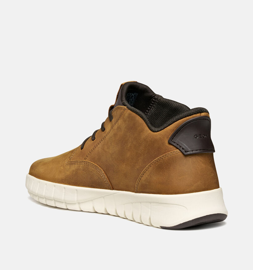 Geox Flextride Plus Bruine Hoge schoenen voor heren (360112) - geschikt voor steunzolen