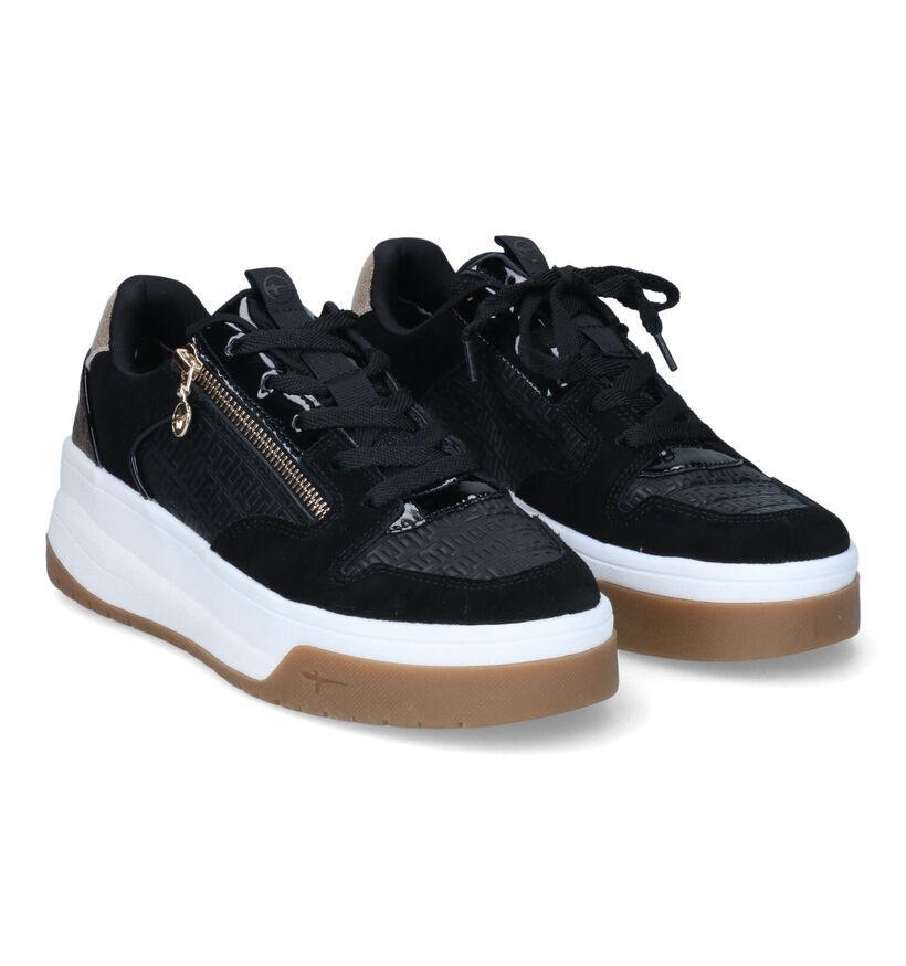 Tamaris Baskets casual en Noir en cuir (313140)