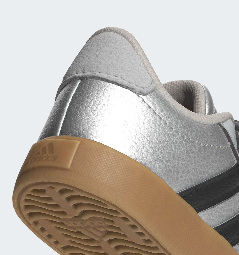 adidas VL Court 3.0 Zilveren Sneakers voor meisjes (366978) - geschikt voor steunzolen
