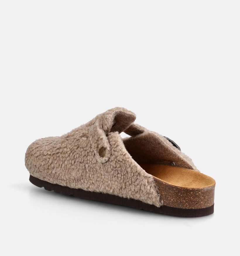 Scholl Camille Taupe Slippers voor dames (381003)