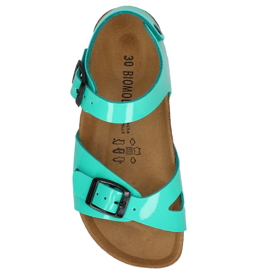 Groene Lak&eacute; Sandalen Biomodex in kunstleer (247652)