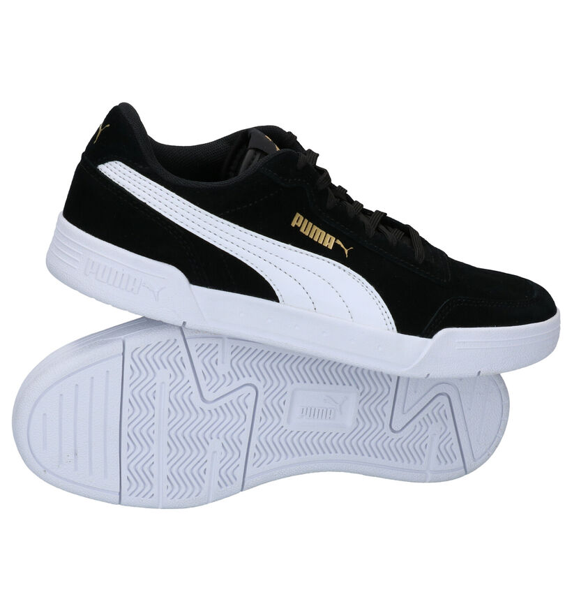 Puma Caracal Zwarte Sneakers in kunstleer (276759)