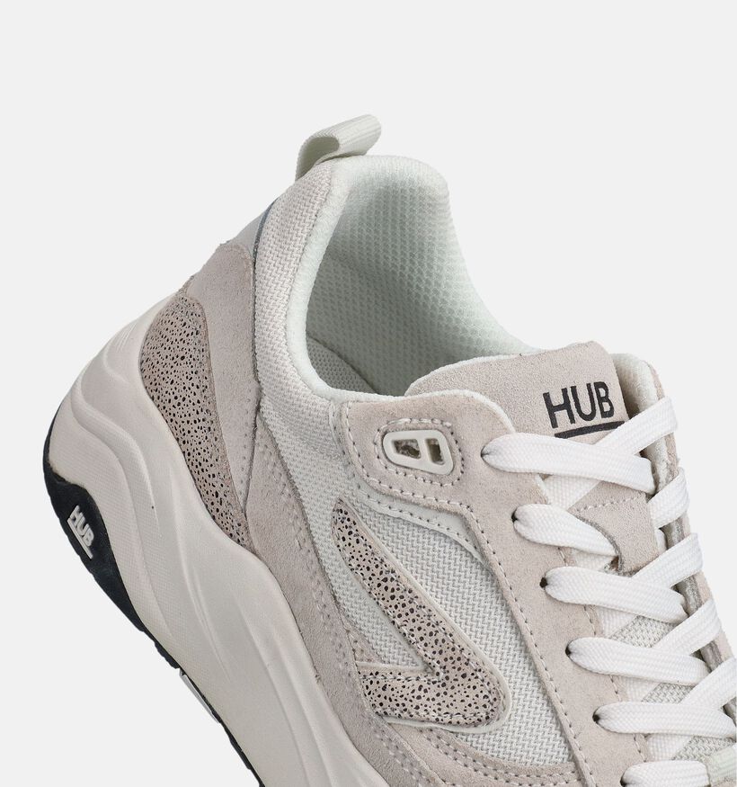 Hub Glide Ecru Sneakers voor dames (369568) - geschikt voor steunzolen