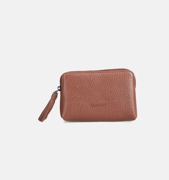 Euro-Leather Petite maroquinerie Noir/Cognac/Taupe/Bleu/Rouge