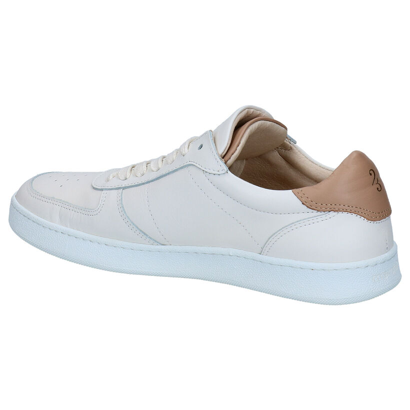 March23 Ecru Sneakers in leer (283269)