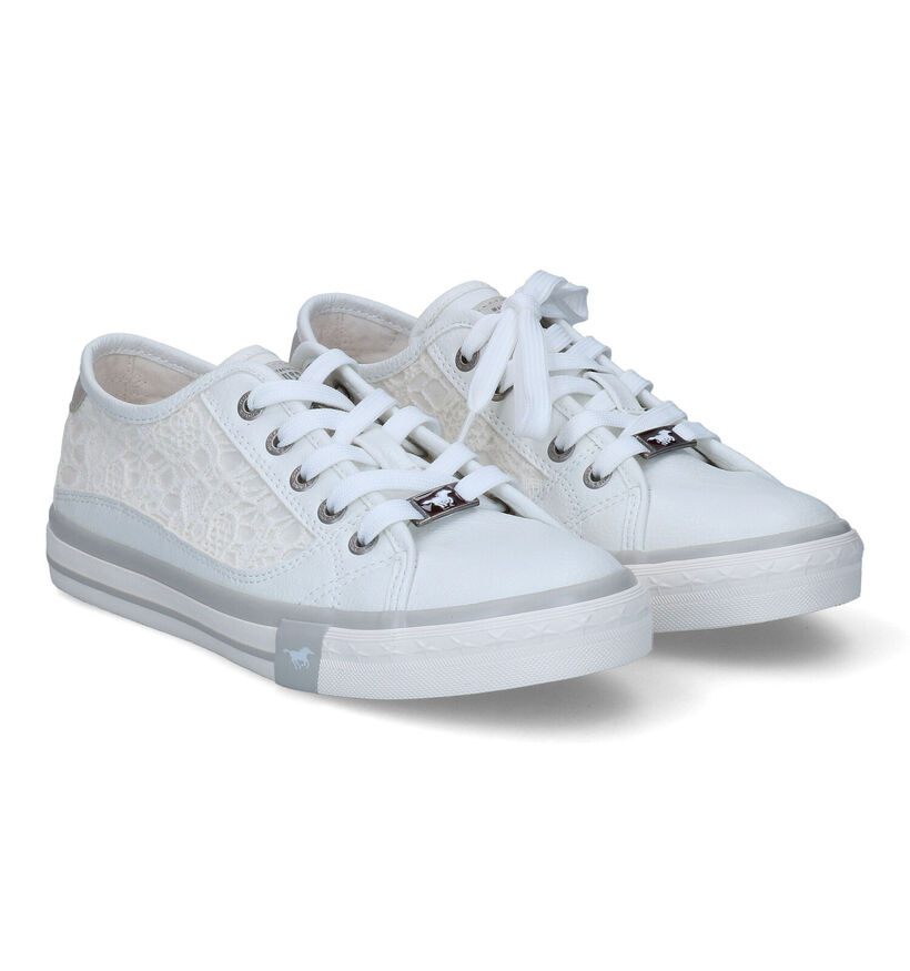 Mustang Witte Sneakers voor dames (303687)