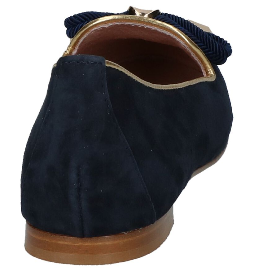 Love Loafers en Bleu foncé en daim (220192)