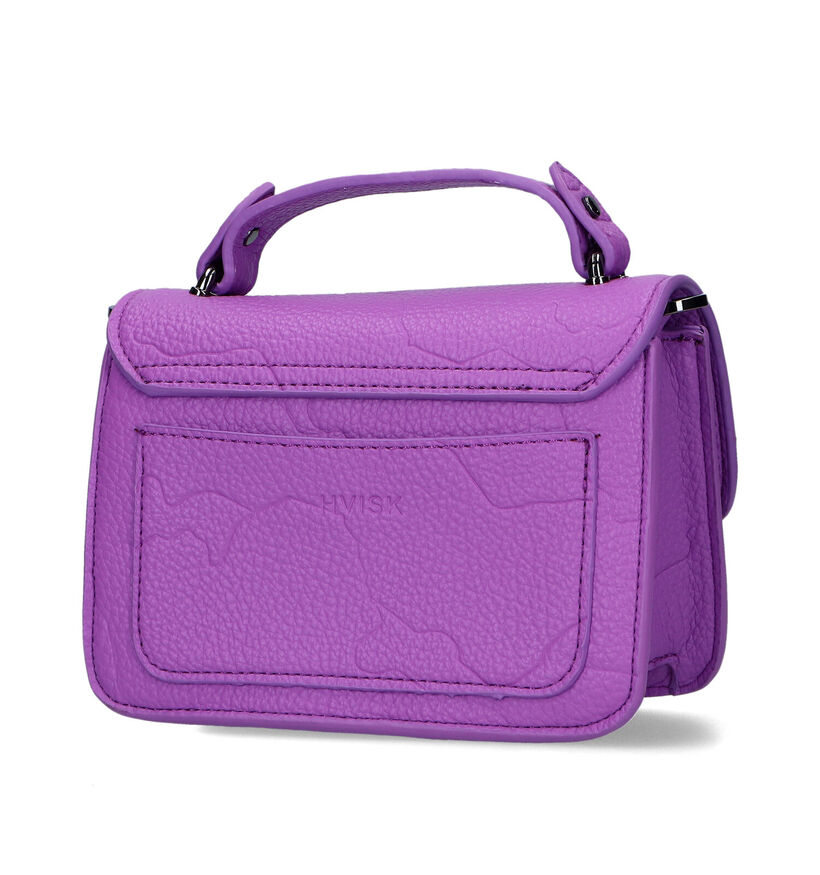 Hvisk Matrix Renei Grain Path Vegan Sac à main en Violet pour femmes (318539)