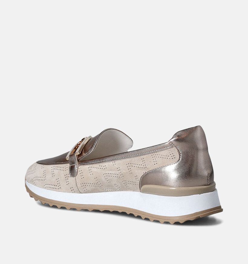 Nathan-Baume Instappers Beige voor dames (356268) - geschikt voor steunzolen