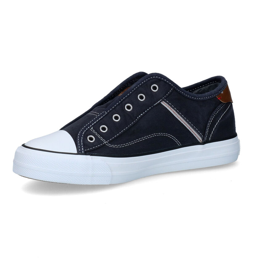 Mustang Slip-ons en Bleu pour femmes (303675)