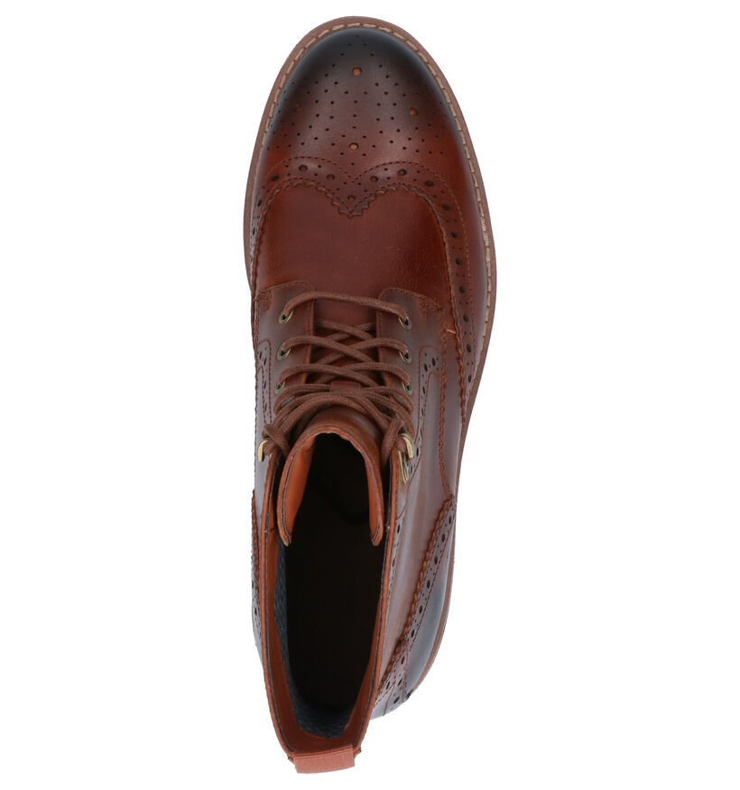 Clarks Batcompe Lord Cognac Boots in leer (256232)