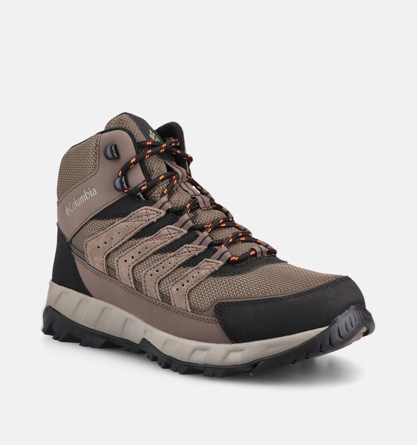 Columbia Strata Trail Bruine Wandelschoenen voor heren (369725) - geschikt voor steunzolen