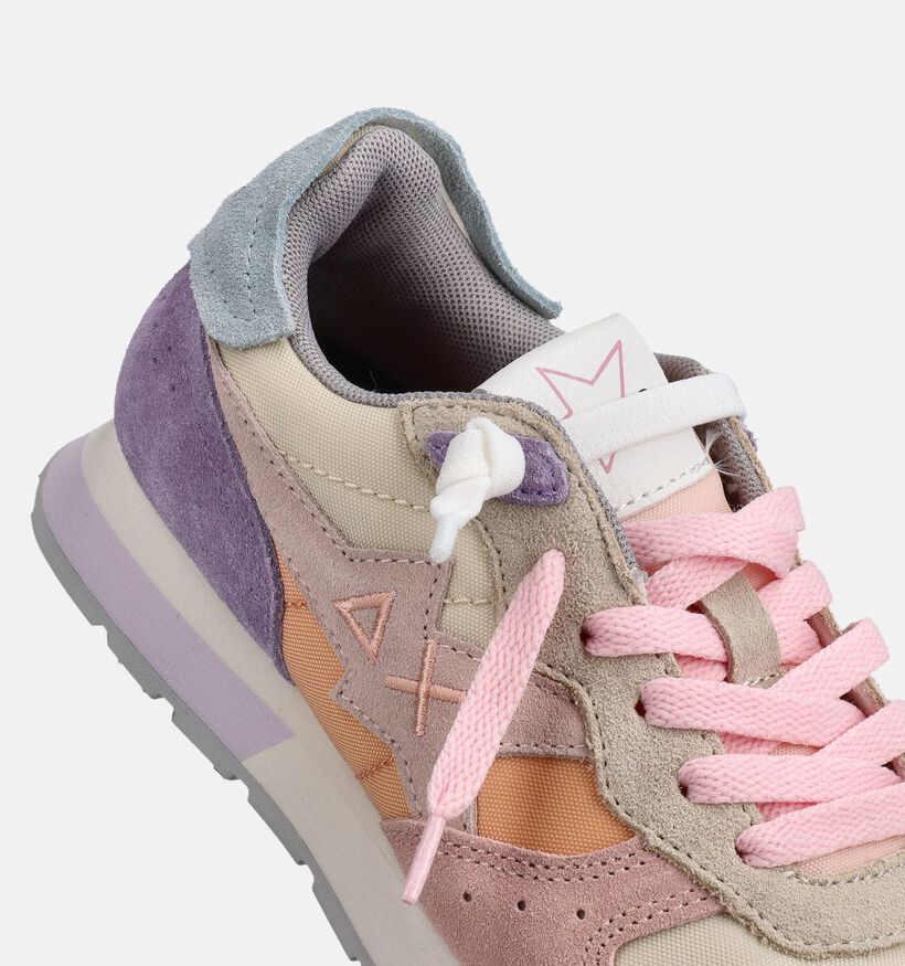 Sun68 Star Girl Mix Roze/Paarse Sneakers Colorblock voor meisjes (369055) - geschikt voor steunzolen