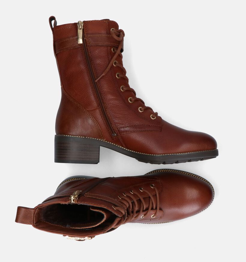 Tamaris Boots à lacets en Cognac pour femmes (315425)