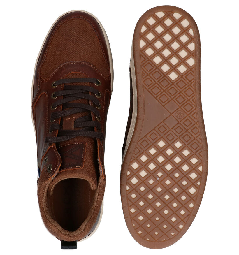 Scapa Cognac Hoge Schoenen in leer (281337)