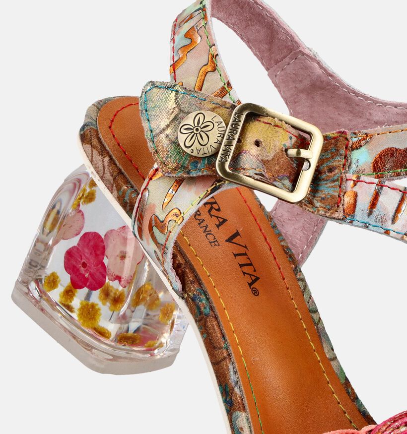 Laura Vita Framboiseo Roze Sandalen voor dames (373200)