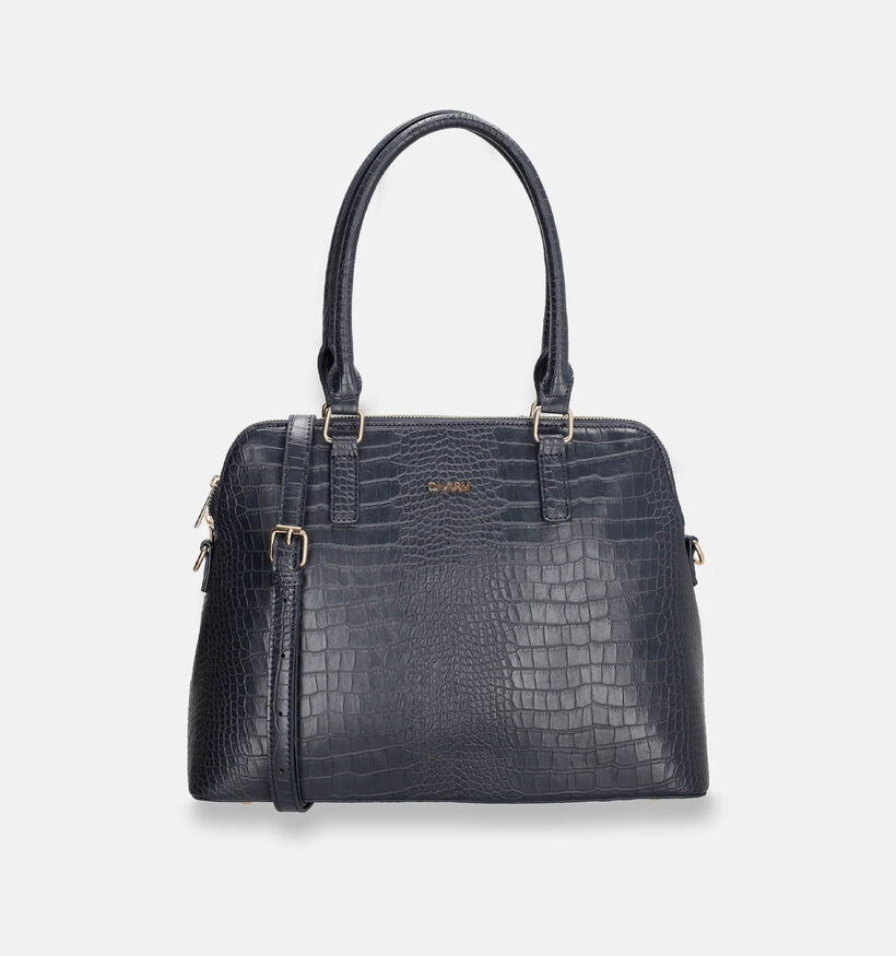 Charm London Midwood Blauwe Handtas met riem voor dames (333112)