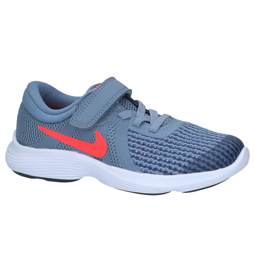 Nike Revolution Baskets basses en Gris clair en textile (222592)